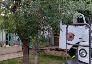 Incendio en una vivienda: vecinos auxiliaron al propietario